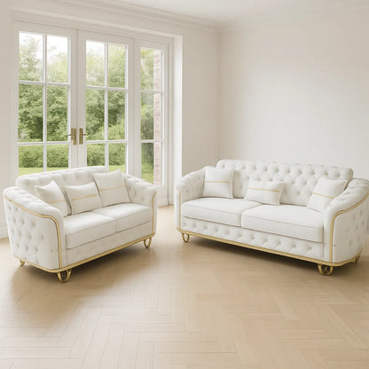 Madrid 3+2 Sofa Set – Handmade in UK with Plush Velvet Fabric