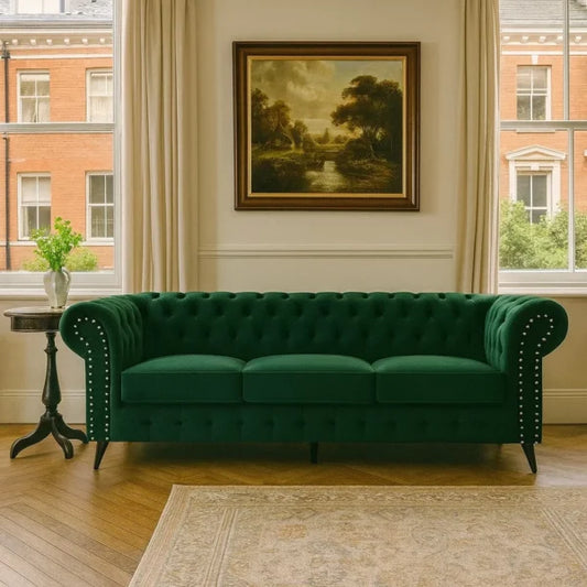 3+2 Mayfair Chesterfield Sofa – Elegant & Timeless UK Made