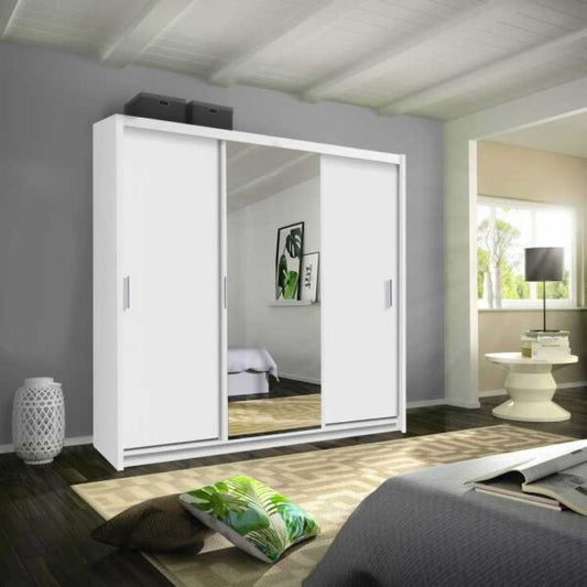 Miami sliding mirror wardrobe - London sofa