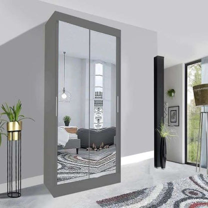 Milan Sliding Mirror Wardrobe | Stunning Modern UK Design