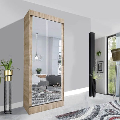 Milan Sliding Mirror Wardrobe | Stunning Modern UK Design
