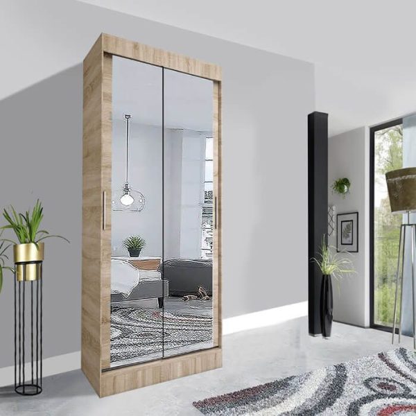 Milan Sliding Mirror Wardrobe | Stunning Modern UK Design