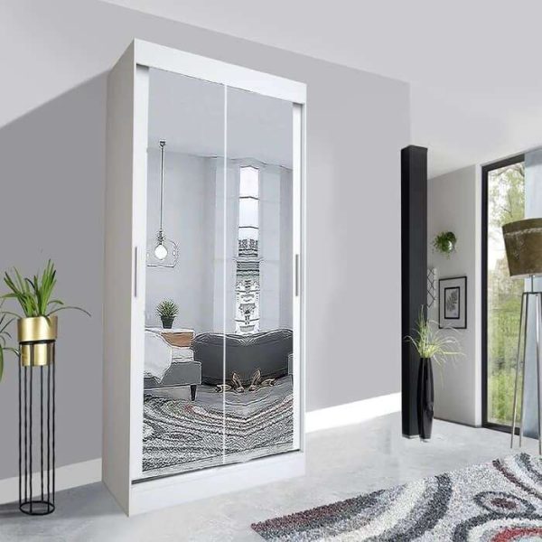 Milan Sliding Mirror Wardrobe | Stunning Modern UK Design