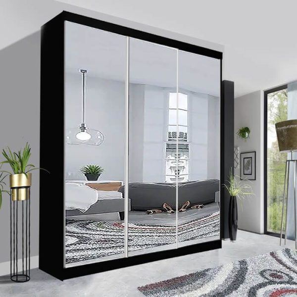Milan Sliding Mirror Wardrobe | Stunning Modern UK Design