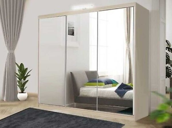Milan Sliding Mirror Wardrobe | Stunning Modern UK Design