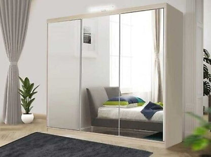 Milan Sliding Mirror Wardrobe | Stunning Modern UK Design