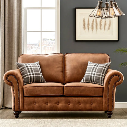 Oakland Leather Sofa – Velvet Fabric | Available in Multiple Colours