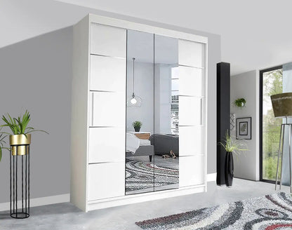 Oslo Sliding Mirror Wardrobe | Stylish Storage Solution UK