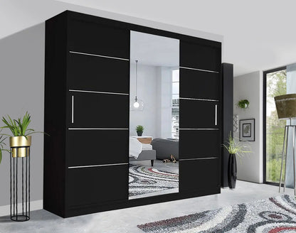 Oslo Sliding Mirror Wardrobe | Stylish Storage Solution UK