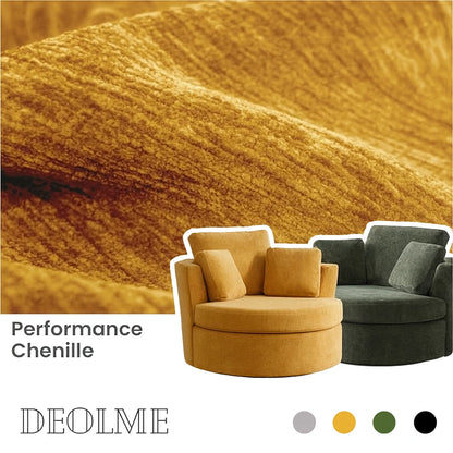 Oversized Swivel Chair – Handmade Comfort for Your Living Room | UK Made