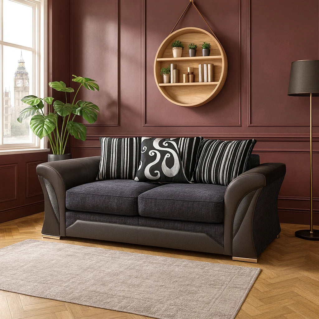 Shannon Velvet Sofa UK – Luxury Comfort, Sizes & Colours