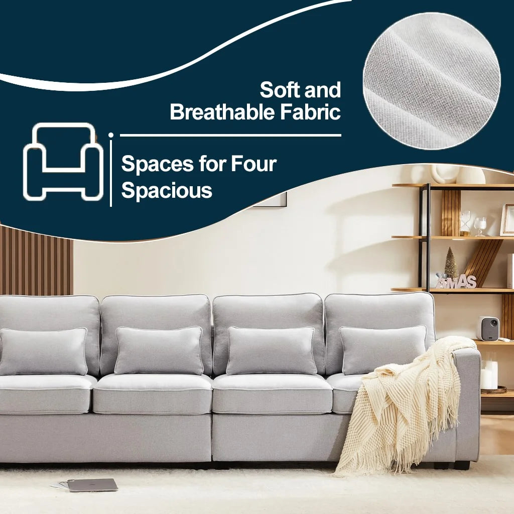 Sloane 4 Seater Sofa_Handcrafted Luxury_UK Made features