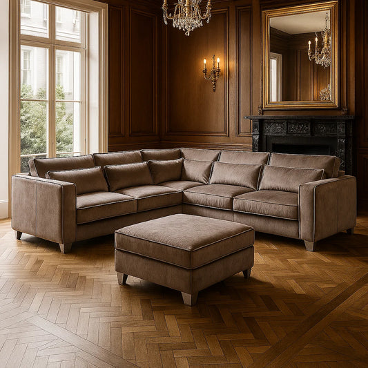 Sloane Velvet Corner Sofa