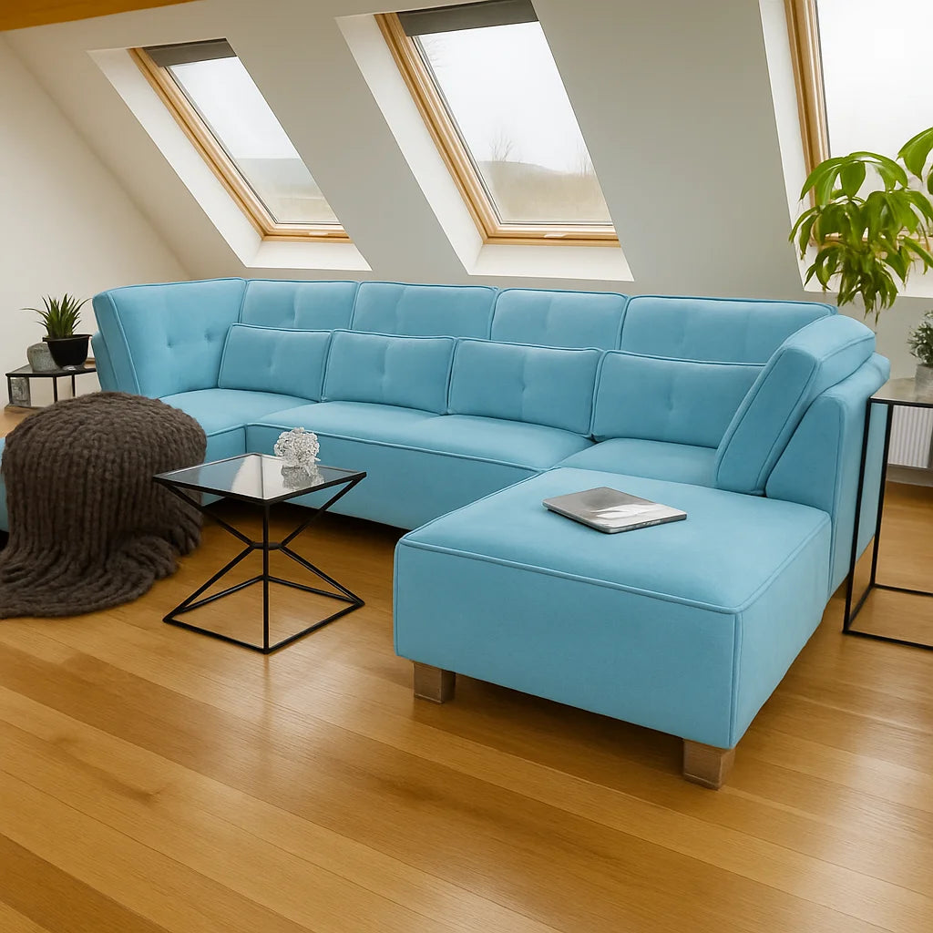 Sloane_U-Shape_Sofa_in_Sky_Velvet_colour_UK_Crafted_Made