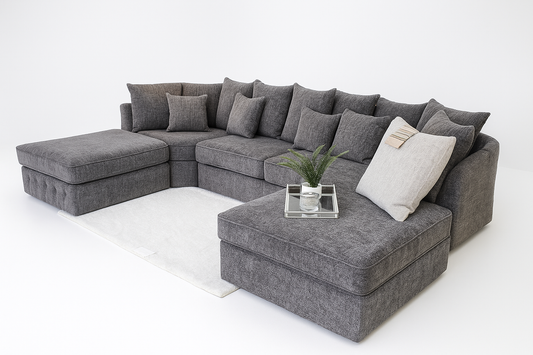 Oxford charm - Velvet U Shape sofa