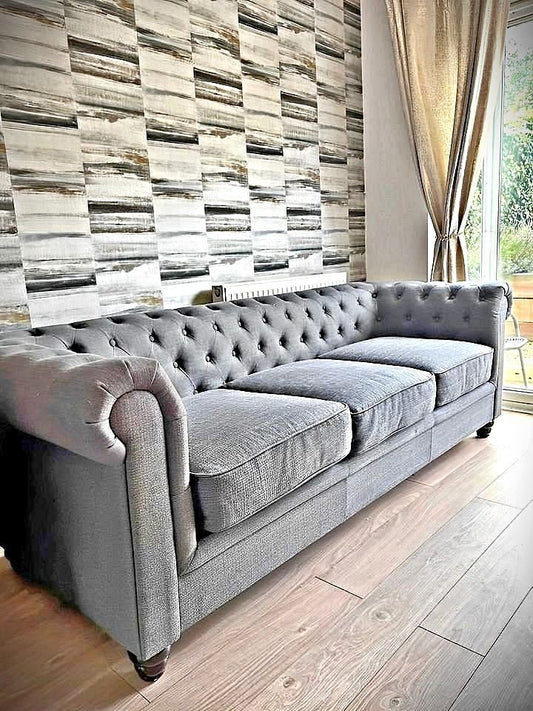 Windsor 3-Seater Chesterfield by London Sofa