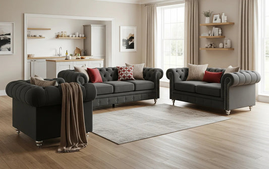 chesterfield_3+2+1_Sofa_Set_in_Grey