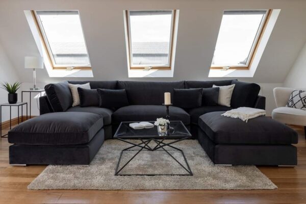 Dylan Modern U-Shape Sofa – Roomy & Relaxing