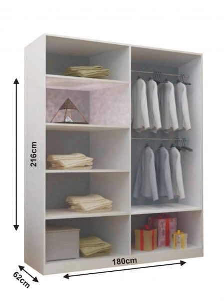 Oslo Sliding Mirror Wardrobe | Stylish Storage Solution UK