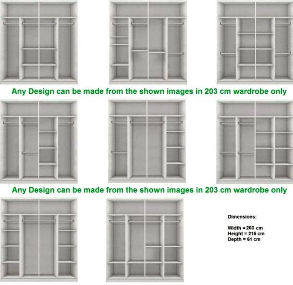 Oslo Sliding Mirror Wardrobe | Stylish Storage Solution UK