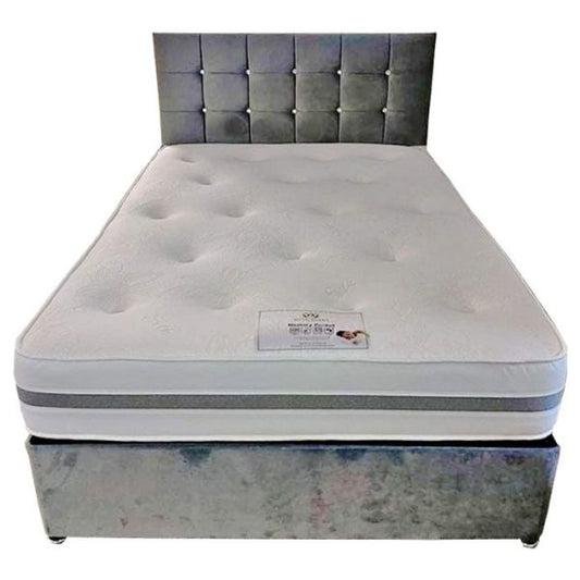 Divan Bed – With Chesterfield headboard | UK Sale