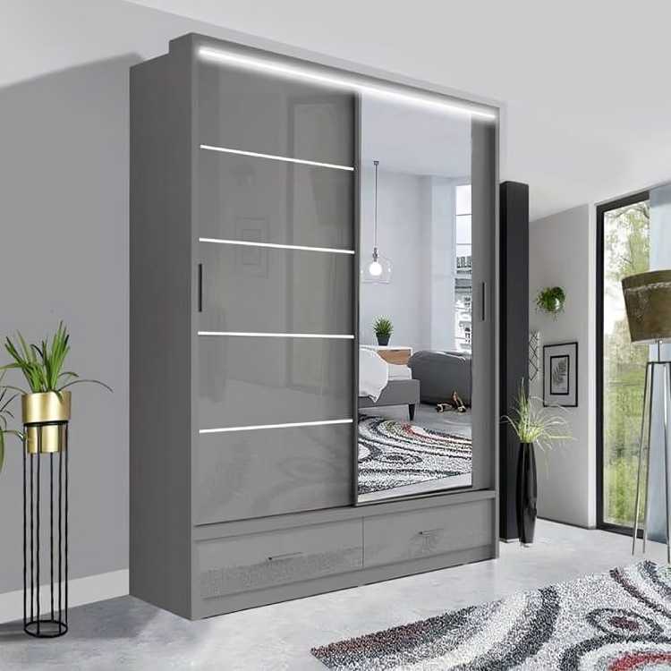 Florance Sliding Mirror Wardrobe | Premium Luxury UK