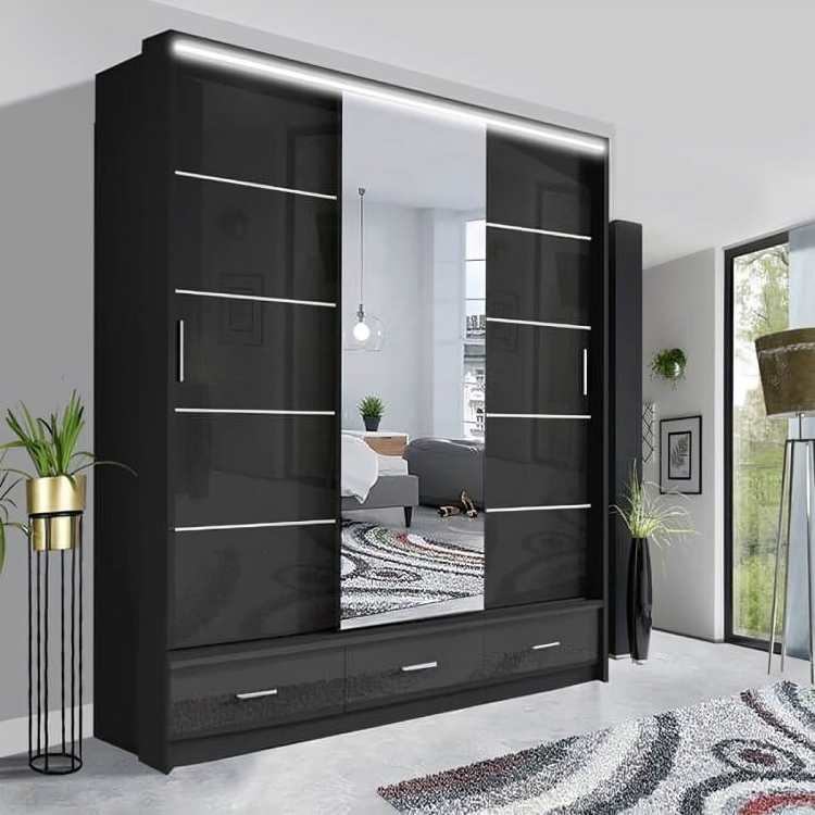Florance Sliding Mirror Wardrobe | Premium Luxury UK