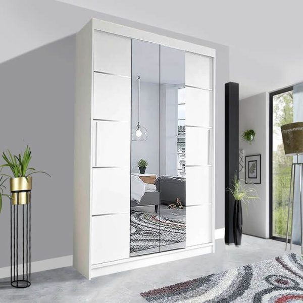 Lyon Sliding Mirror Wardrobe | Stunning Contemporary UK Style