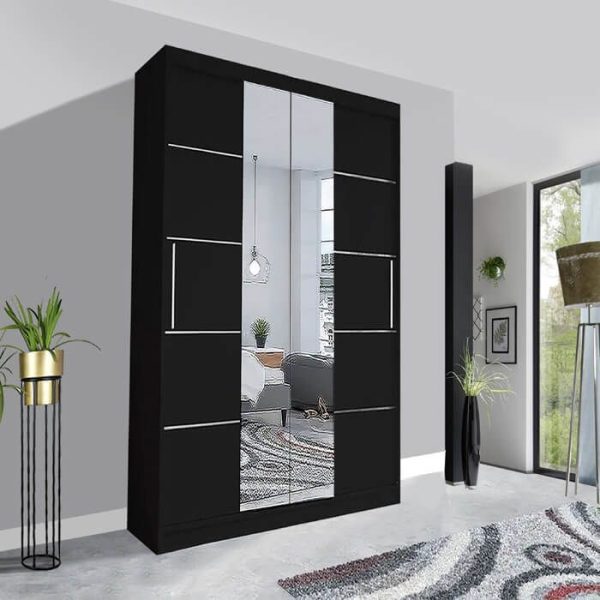 Lyon Sliding Mirror Wardrobe | Stunning Contemporary UK Style