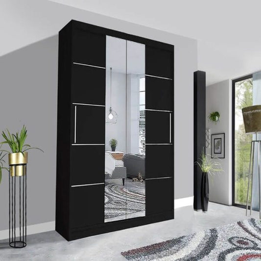 Lyon Sliding Mirror Wardrobe | Stunning Contemporary UK Style