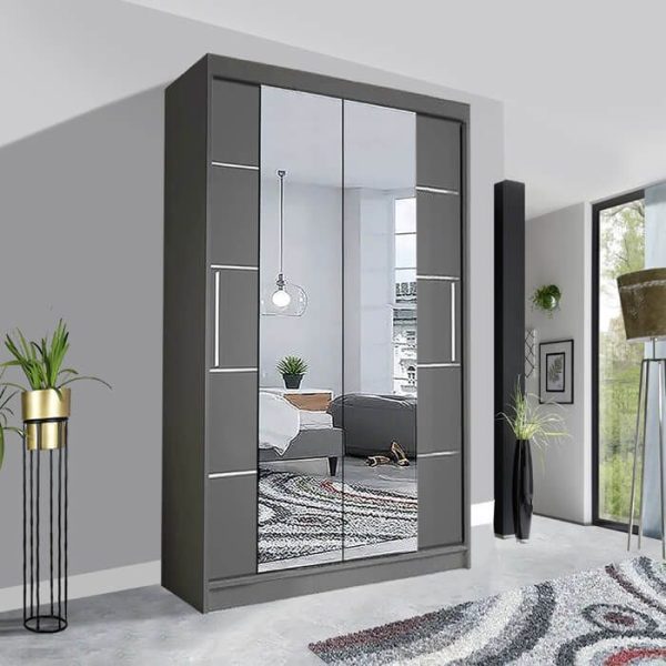 Lyon Sliding Mirror Wardrobe | Stunning Contemporary UK Style