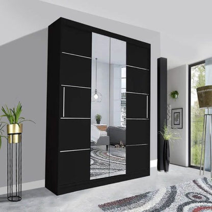 Oslo Sliding Mirror Wardrobe | Stylish Storage Solution UK