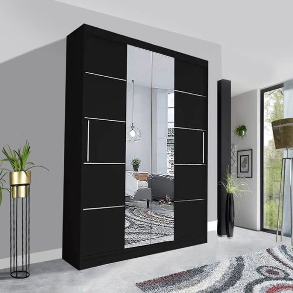 Lyon Sliding Mirror Wardrobe | Stunning Contemporary UK Style