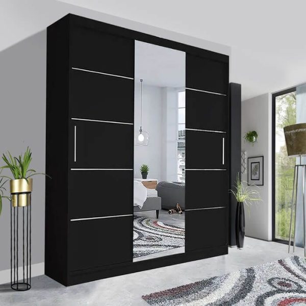 Oslo Sliding Mirror Wardrobe | Stylish Storage Solution UK