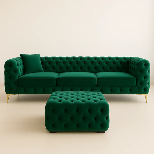 Italian Chesterfield 3 Seater Sofa - london sofa