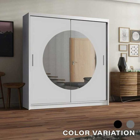 Moon Sliding Mirror Wardrobe | Stunning Luxury UK Design